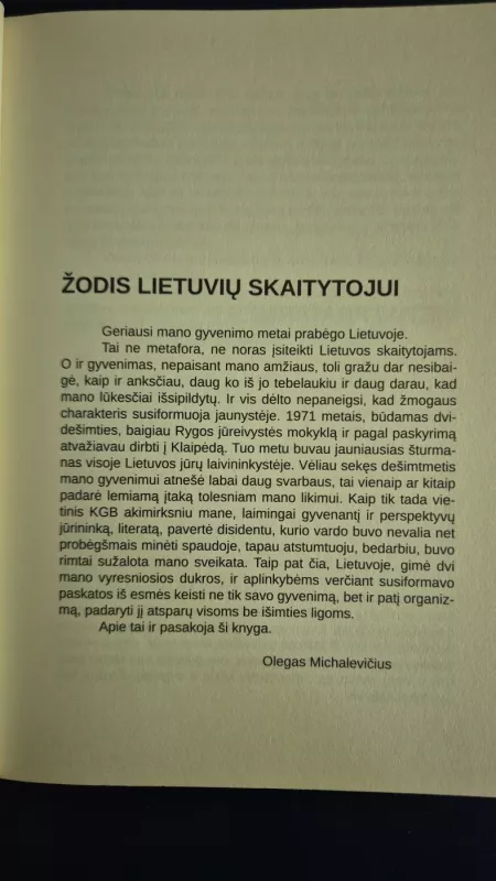 Gyvenimo skonis - Olegas Michalevičius, knyga 4
