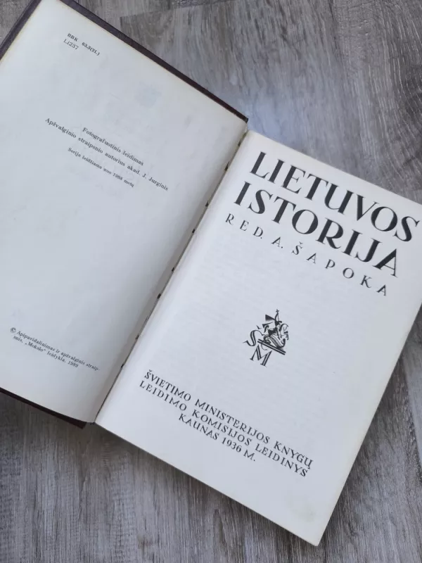Lietuvos istorija - A.Šapoka, knyga 4