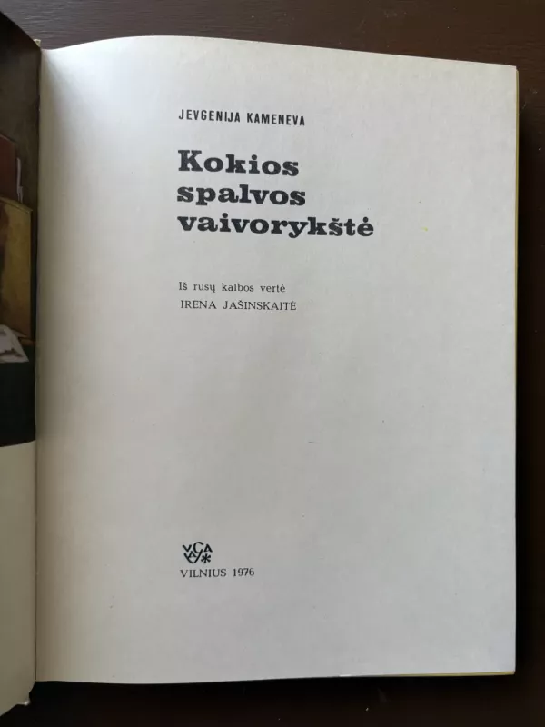 Kokios spalvos vaivorykštė - Jevgenija Kameneva, knyga 4