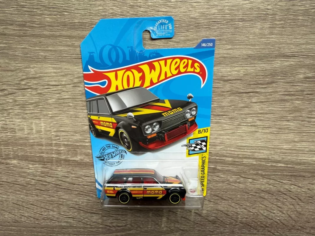 Datsun Bluebird Wagon 510 Hot Wheels Long Card - , namai ir interjeras 5