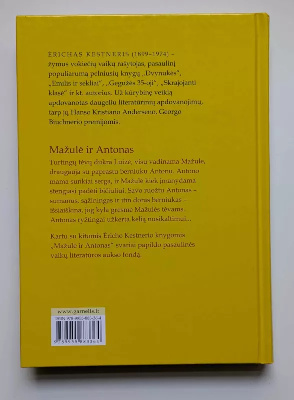 Mažulė ir Antonas - Erich Kastner, knyga 3