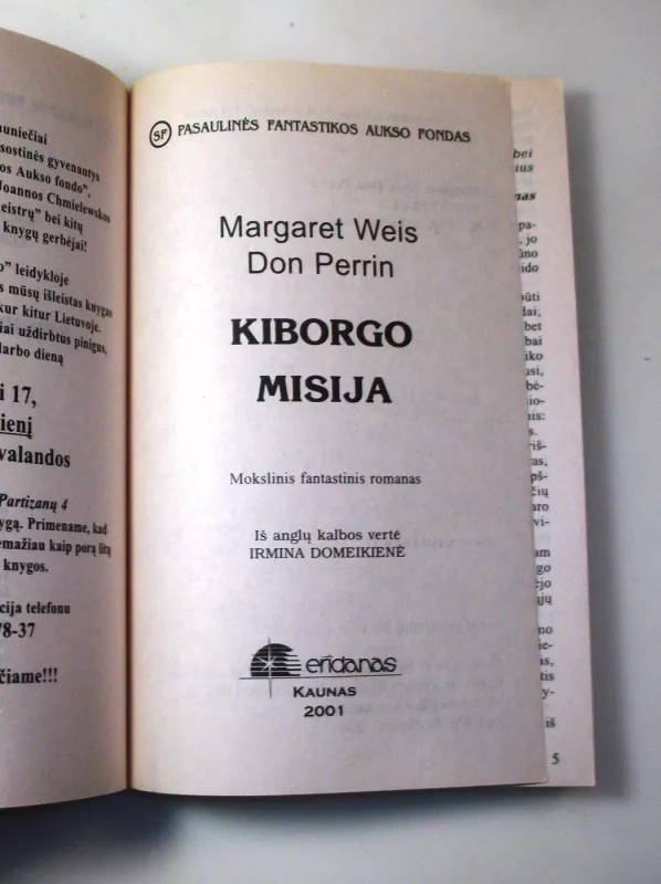 Kiborgo misija (191) - Margaret Weis, Don  Perrin, knyga 4