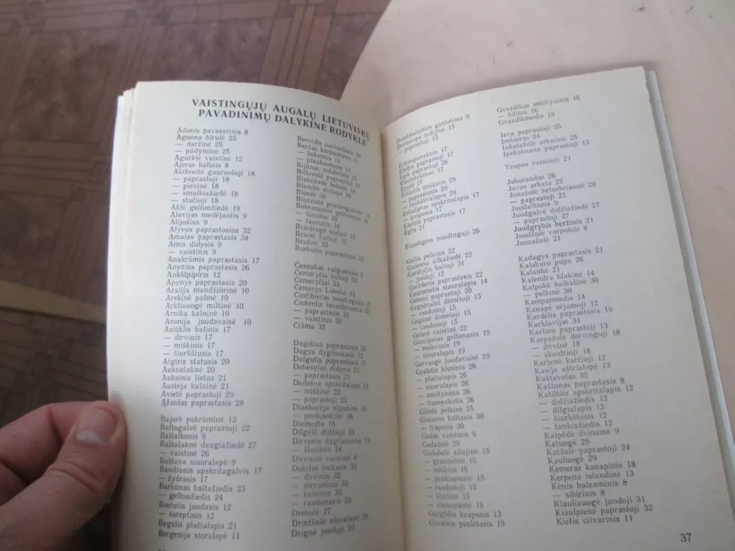 Vaistingų augalų lotynų-lietuvių-rusų kalbų žodynas - Stanislovas Kilinskas, knyga 6