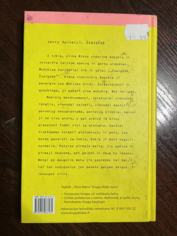 Žvaigždė - Jerry Spinelli, knyga 3