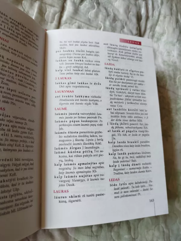 Lietuvių kalbos frazeologijos žodynas - Jonas Paulauskas, knyga 5