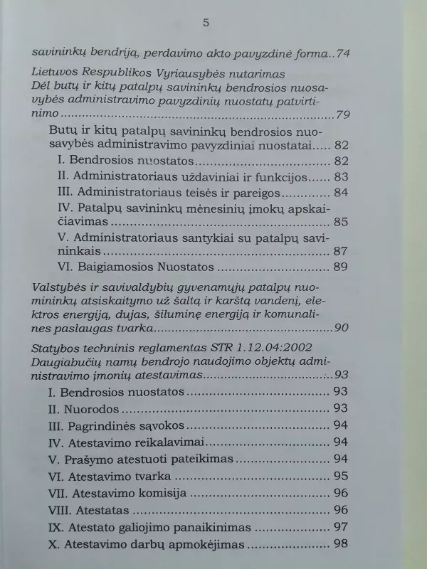Bendrosios nuosavybės valdymas daugiabučiuose namuose - Danutė Grinkevičienė, knyga 5
