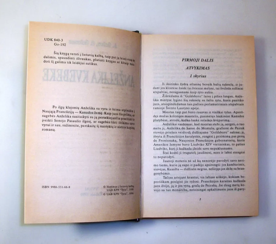 Anželika Kvebeke - Ana Golon, Seržas  Golon, knyga 6