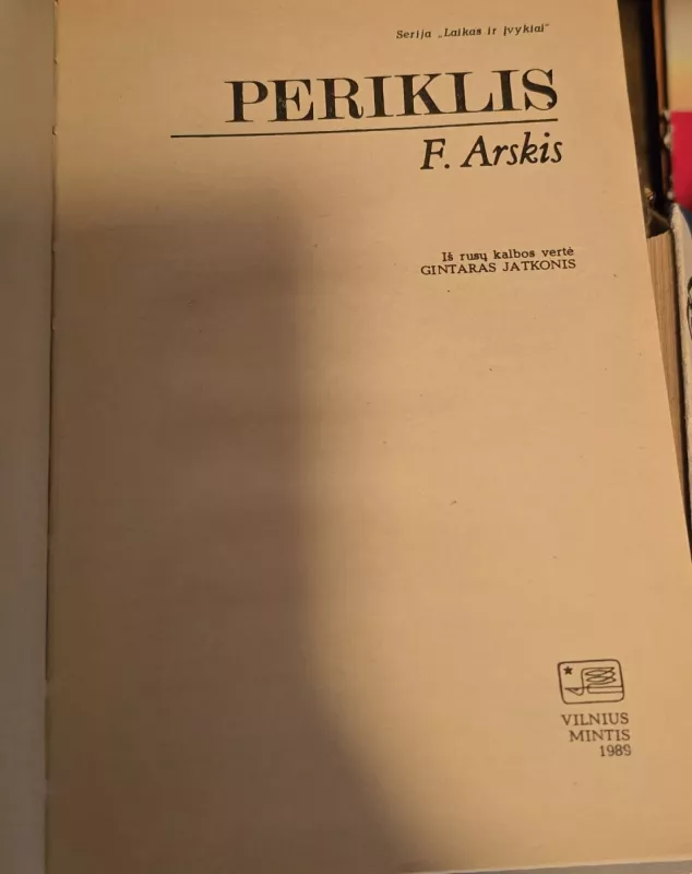 Periklis - F. Arskis, knyga 3