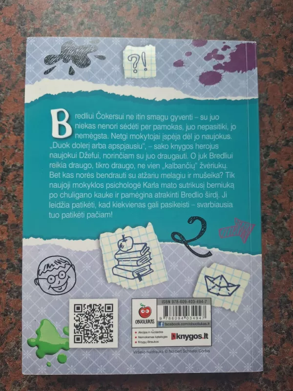 Berniukas mergaičių tualete - Louis Sachar, knyga 3