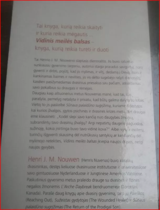 Vidinis meilės balsas: kelionė per kančią į laisvę - M. Henri J., knyga 4