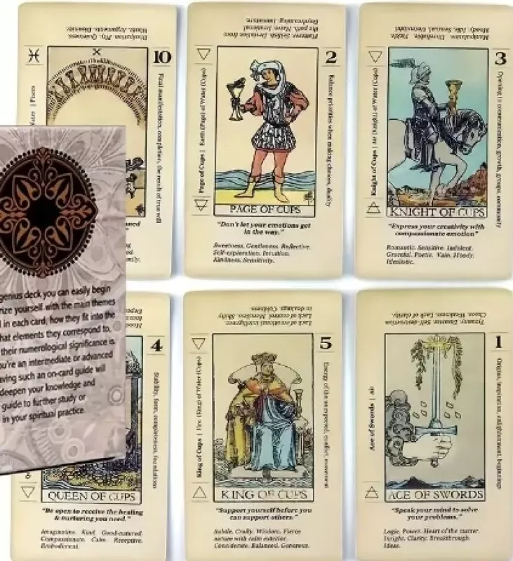 TARO KORTOS 78 Meaning Tarot (Su paaiškinimais) - , stalo žaidimas 5