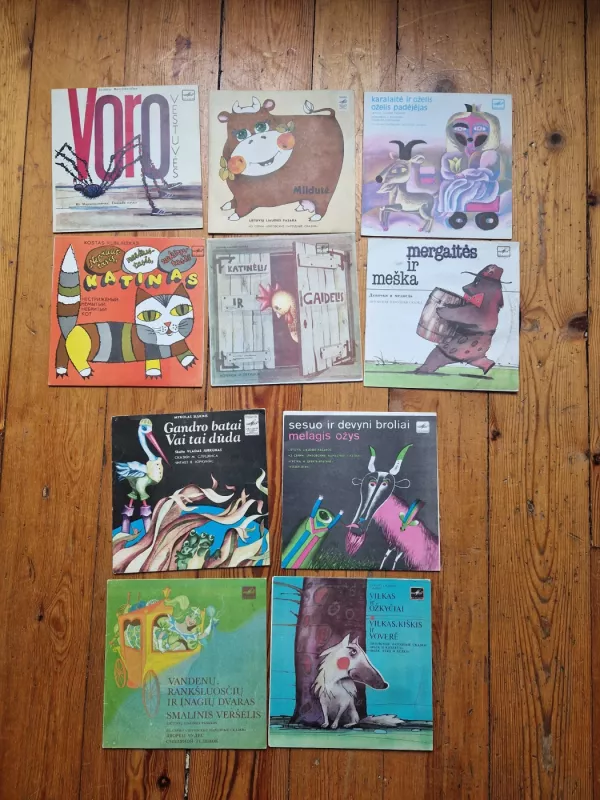 10 vaikiškų plokštelių - įvairūs, plokštelė 3