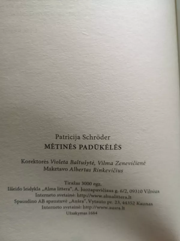 Mėtinės padūkėlės - Patricia Schroder, knyga 3