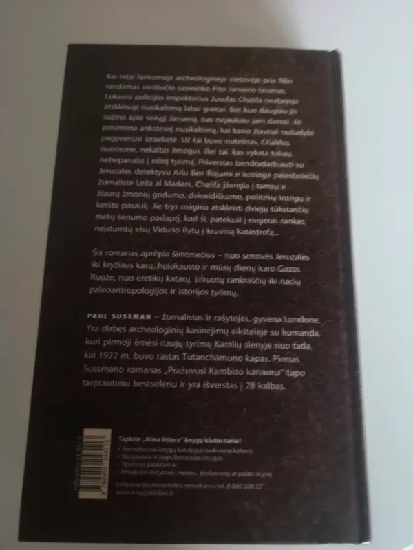 Paskutinė šventyklos paslaptis - Paul Sussman, knyga 5