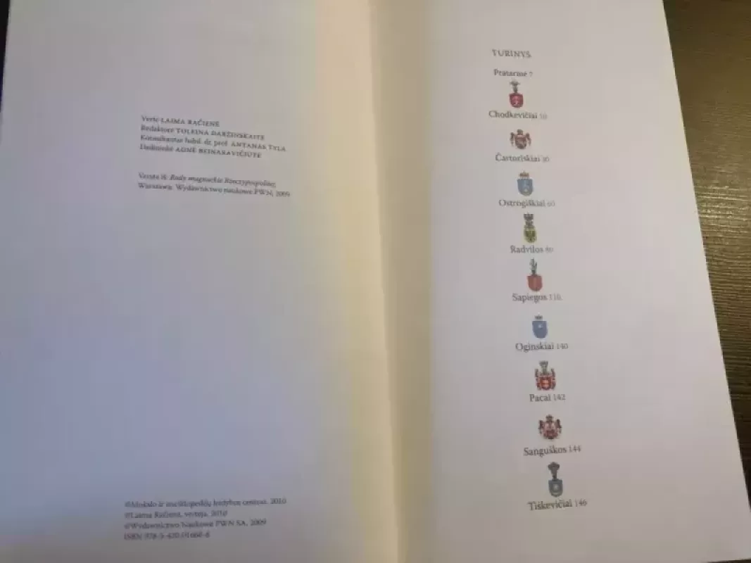 Lietuvos Didžiosios Kunigaikštystės didikų giminės - Autorių Kolektyvas, knyga 5