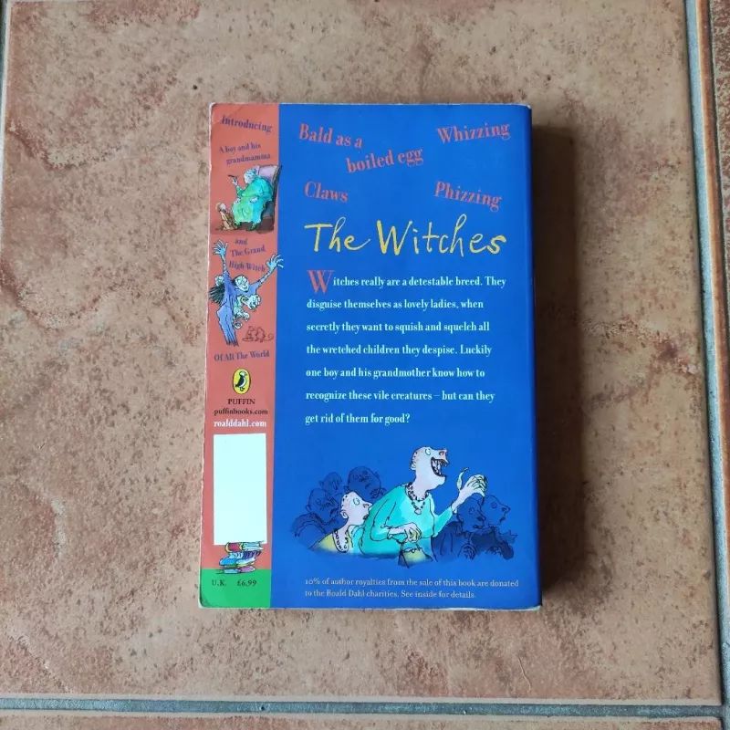 The Witches - Roald Dahl, knyga 3