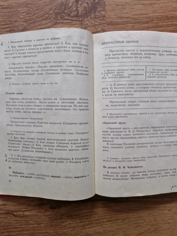 Ruskij jazik 7 - F. Mažulis, E  Tutinienė, knyga 3