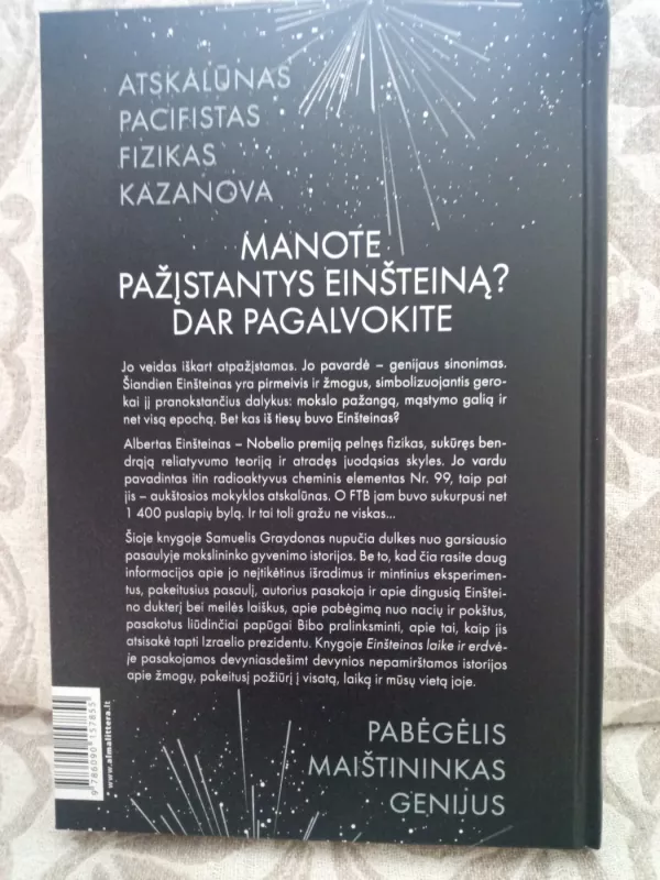 Einšteinas. Laike ir erdvėje - Samuel Graydon, knyga 4