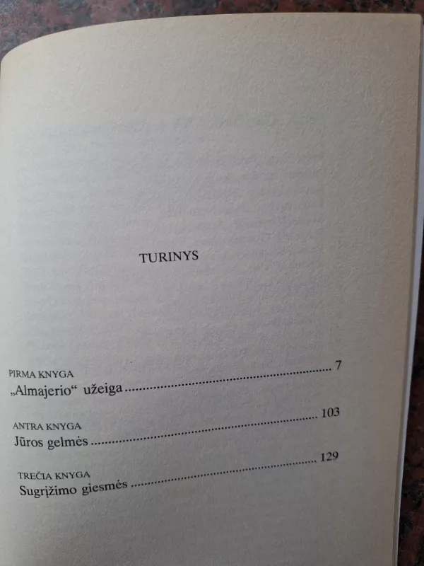 Jūra vandenynas - Alessandro Baricco, knyga 4