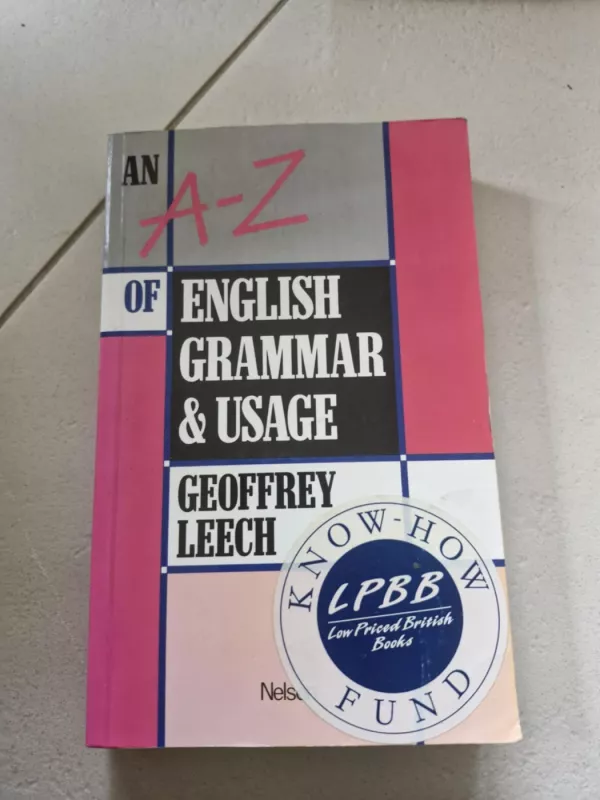 An A-Z of English Grammar & Usage - Geoffrey Leech, knyga 2