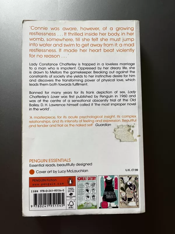 Lady Chatterley’s Lover - D. H. Lawrence, knyga 3