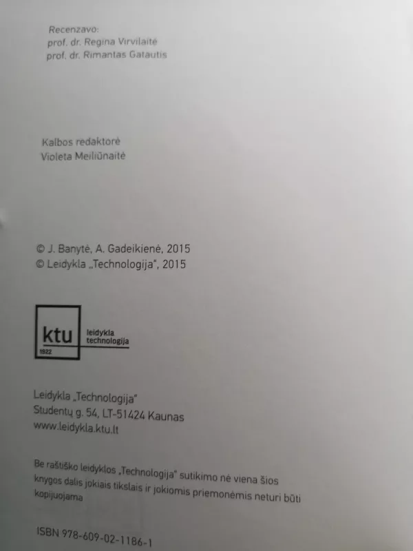 Aplinkos marketingas siekiant plėtoti santykius su vartotojais - Jūratė Banytė, knyga 3