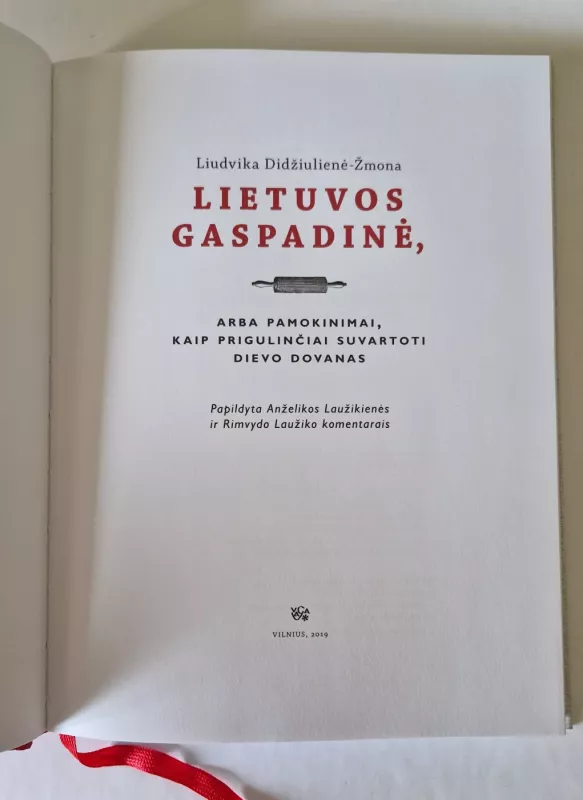Lietuvos gaspadinė - Liudvika Didžiulienė-Žmona, knyga 3