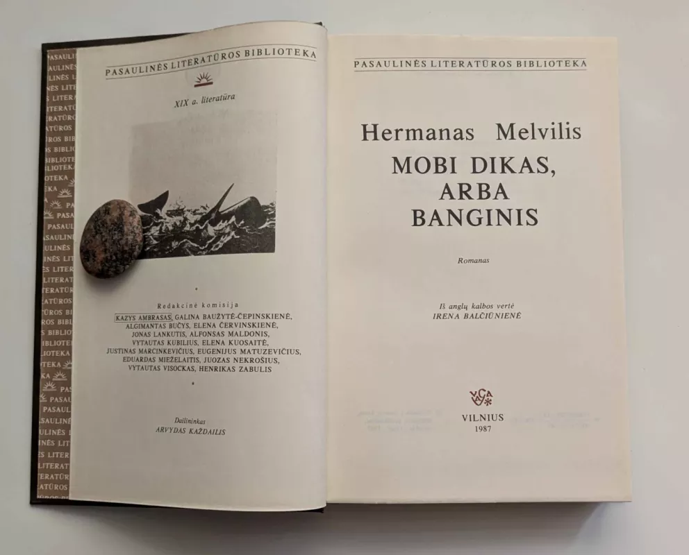 Mobi Dikas, arba banginis - Hermanas Melvilis, knyga 2