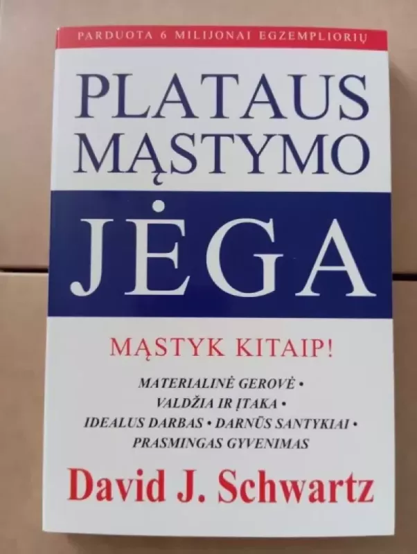 Plataus mąstymo jėga - Schwartz David J., knyga 2