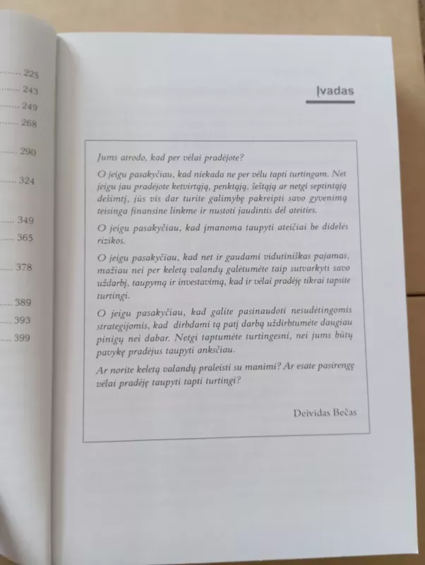 Visada gali praturtėti - David Bach, knyga 6