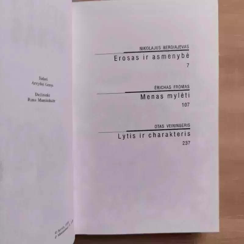 Meilės menas - Arvydas Genys, knyga 6