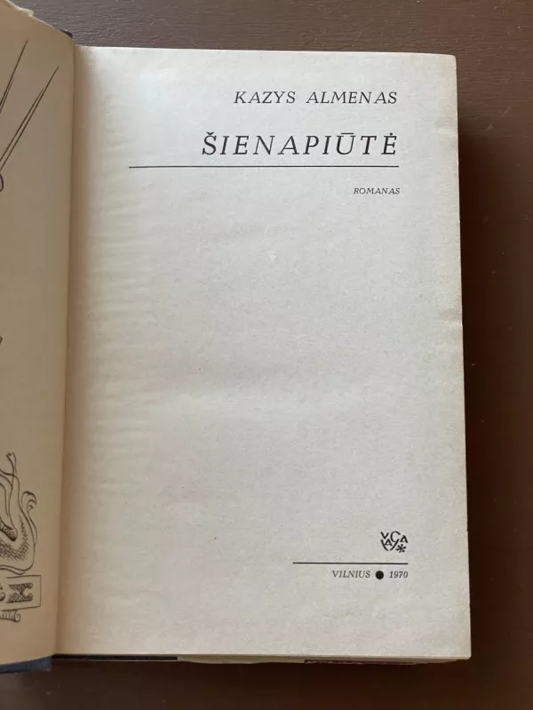 Šienapiūtė - Kazys Almenas, knyga 3