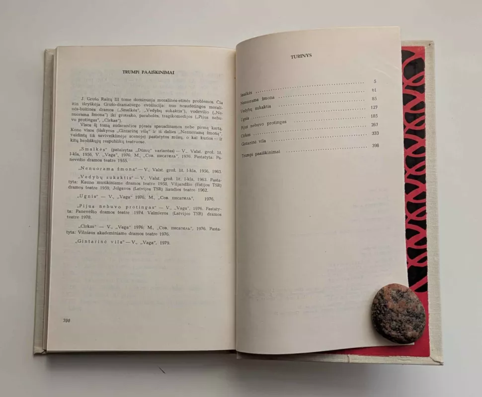 Raštai (3 tomas) - Juozas Grušas, knyga 6