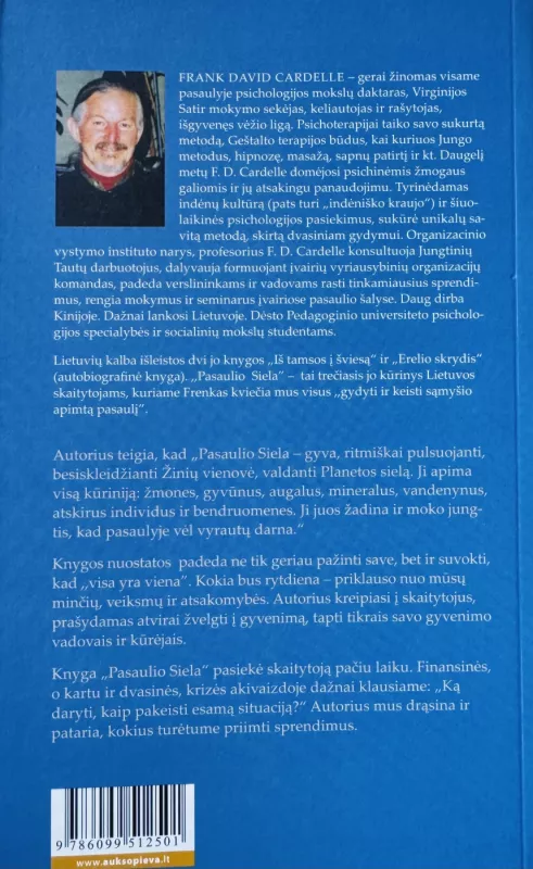 Pasaulio siela - Frank Cardelle, knyga 3