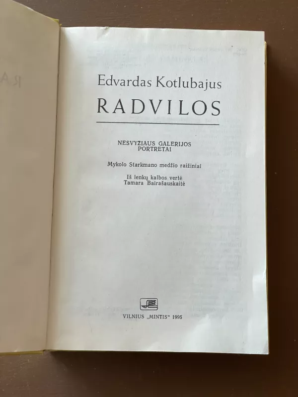 Radvilos - Edvardas Kotlubajus, knyga 3