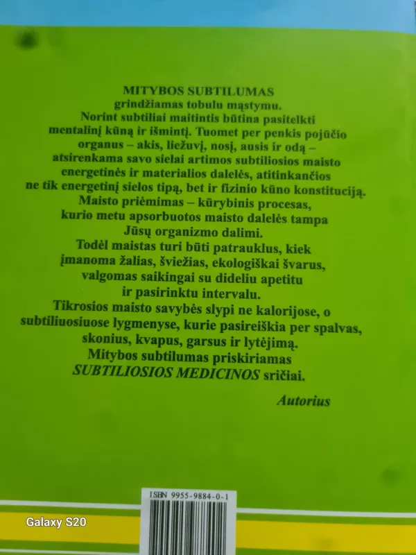 Mitybos subtilumas - Stasys Dragūnas, knyga 3