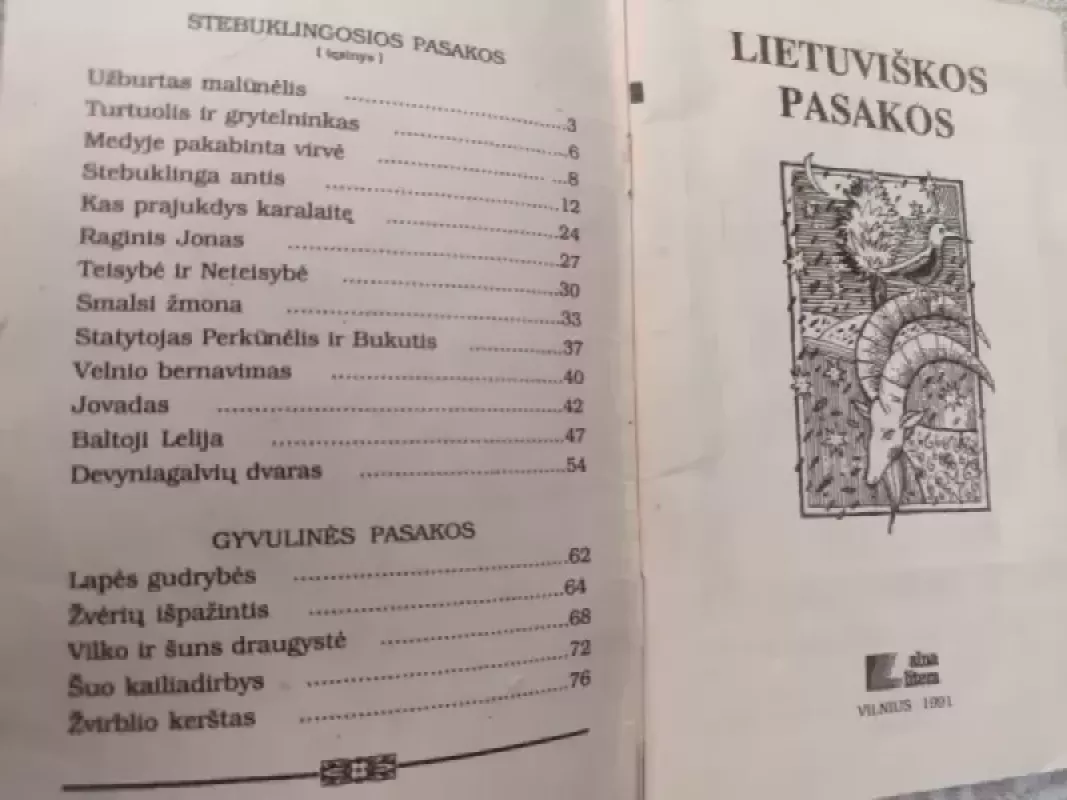 Lietuviškos pasakos. Iš pasakų skrynios (2 dalis) - J. Balys, knyga 3