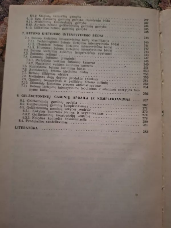 Gelžbetoninių gaminių technologija - M. Malakauskas, knyga 5