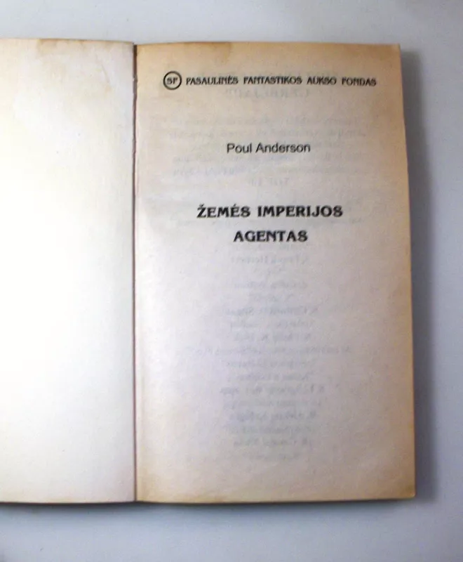 Žemės Imperijos agentas (272) - Poul Anderson, knyga 5