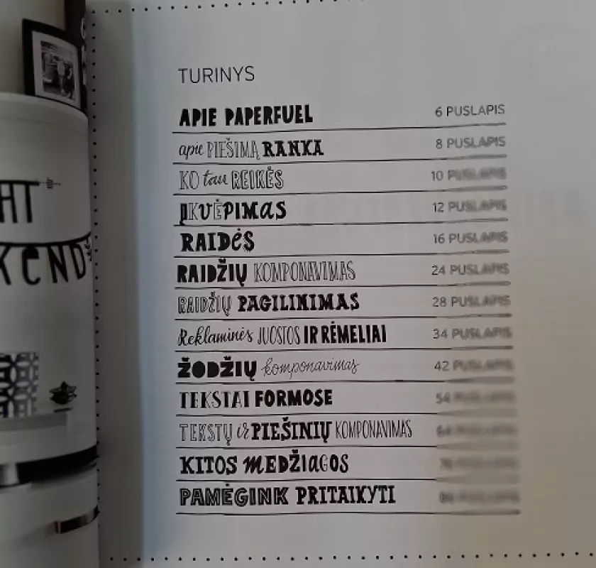 Hand Lettering Tai lengva! - Karin Luttenberg, knyga 3