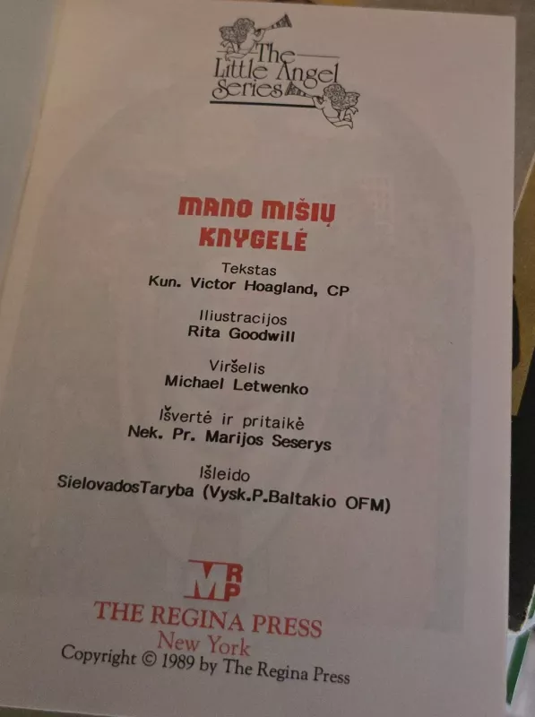 Mano mišių knygelė - Viktor Hoagland, knyga 4