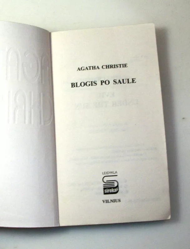 Blogis po saule - Agatha Christie, knyga 5