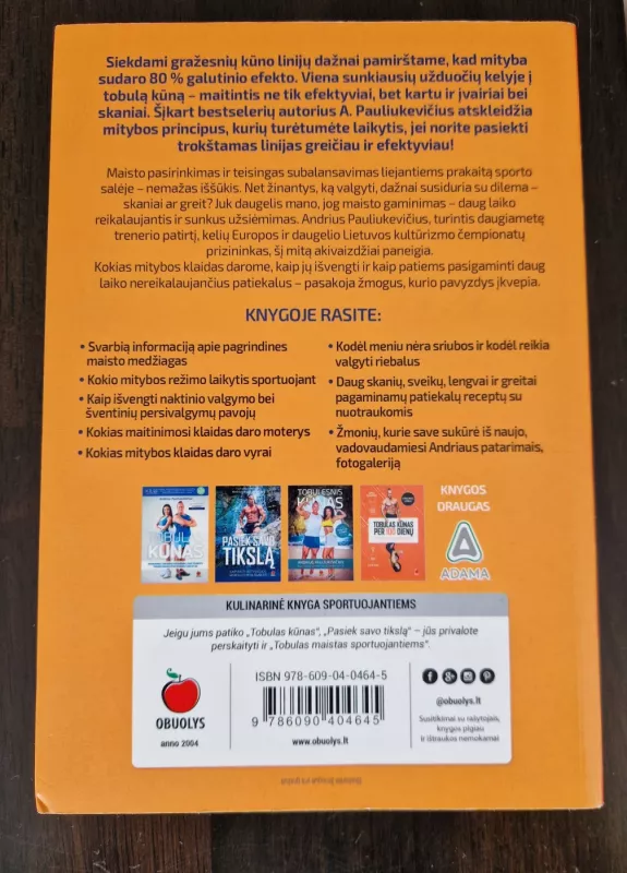 Tobulas maistas sportuojantiems - Pauliukevicius Andrius, knyga 4