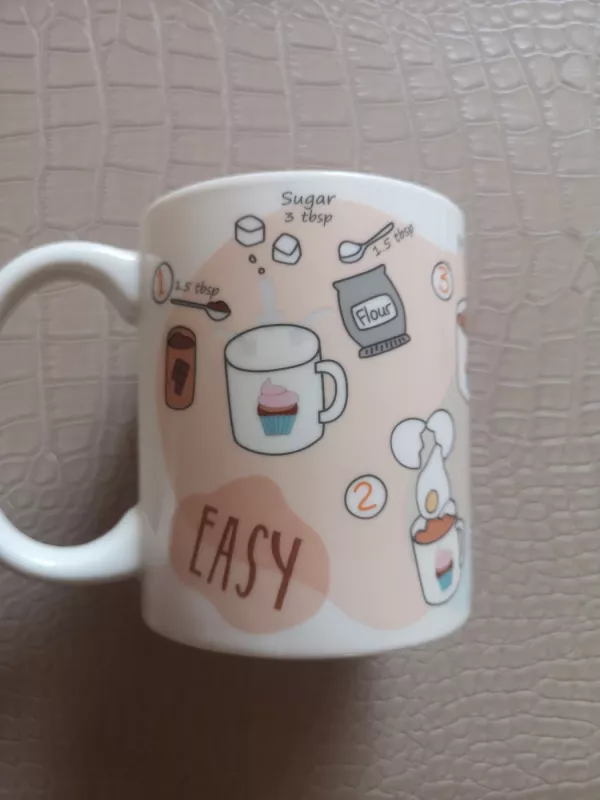 Baltas puodelis su pyrago puodelyje receptu - , namai ir interjeras 3