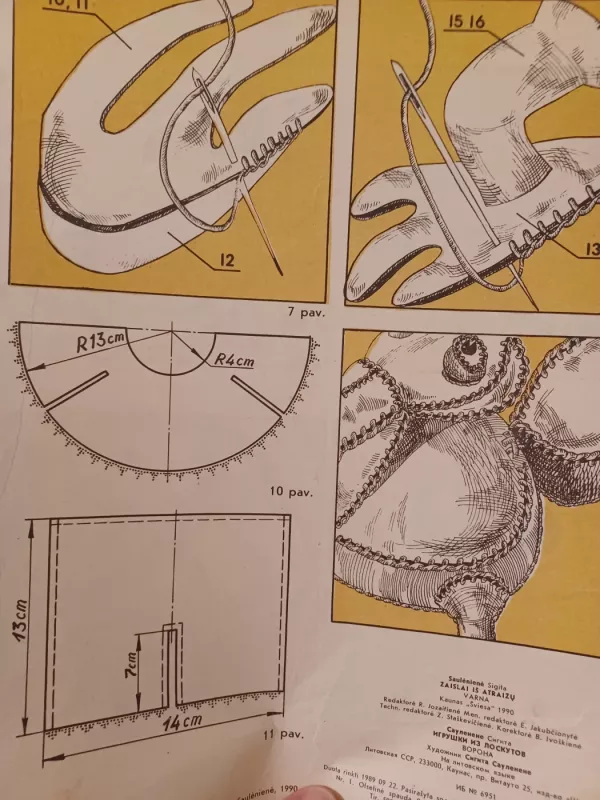 Žaislai iš atraižų. Varna - Sigita Saulėnienė, knyga 4