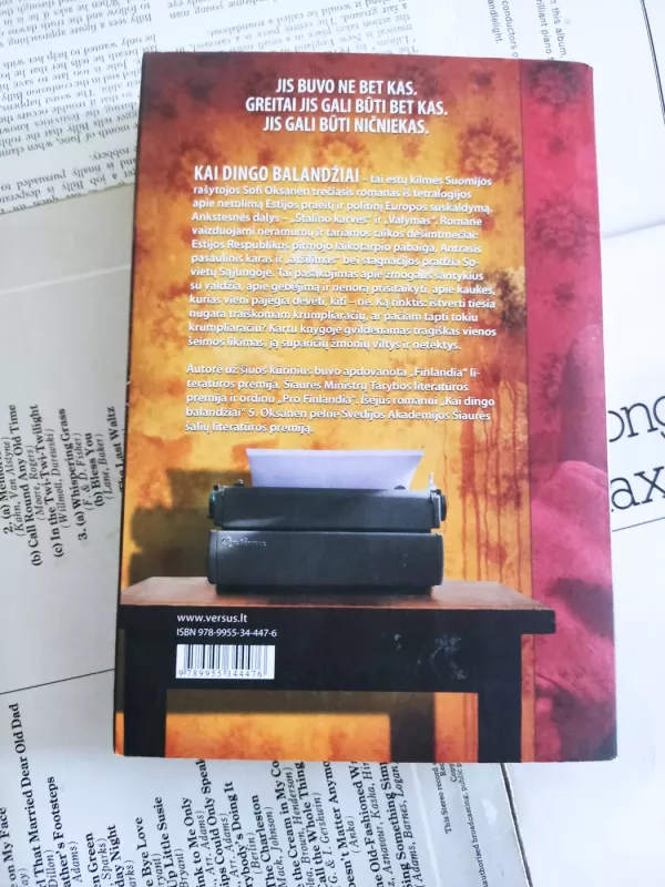 Kai dingo balandžiai - Sofi Oksanen, knyga 3