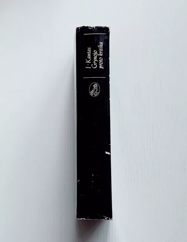 Grynojo proto kritika - Imanuelis Kantas, knyga 3