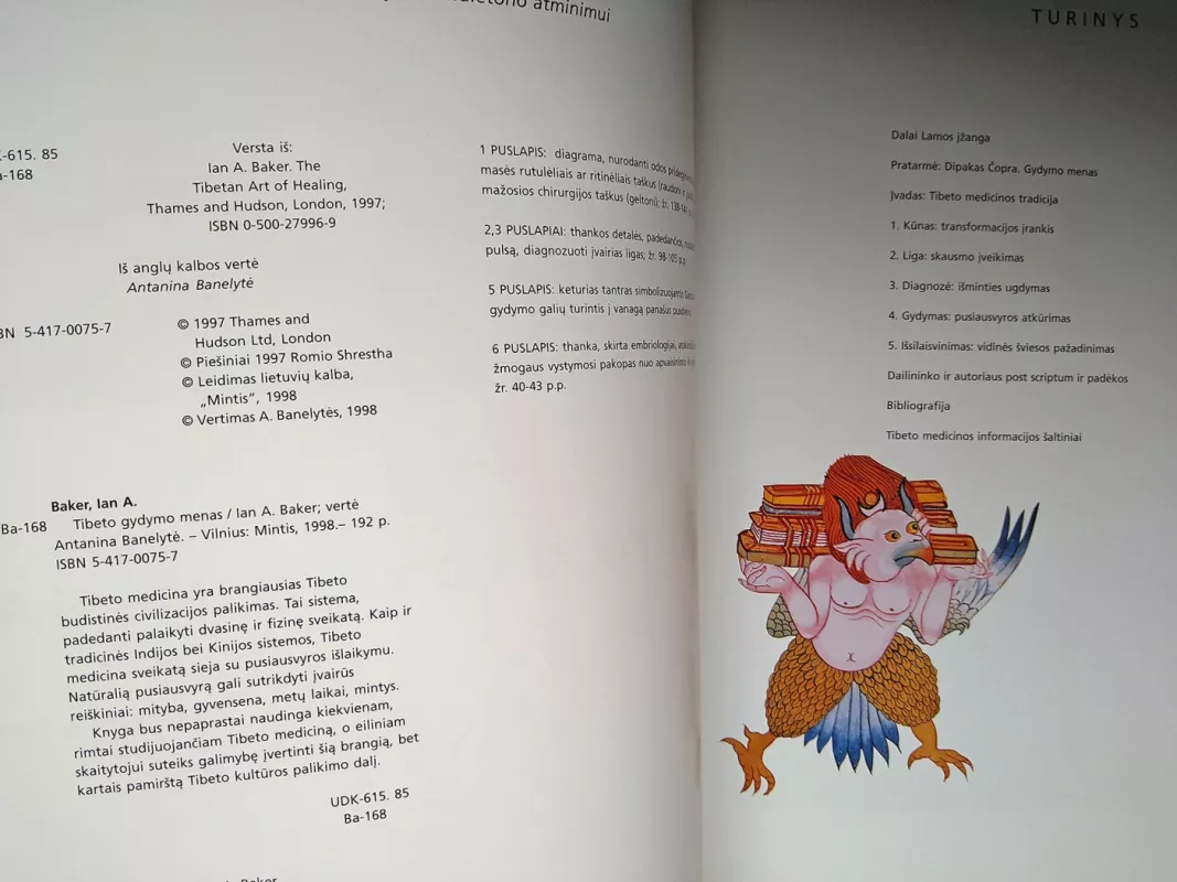Tibeto gydymo menas - Ian A. Baker, knyga 3