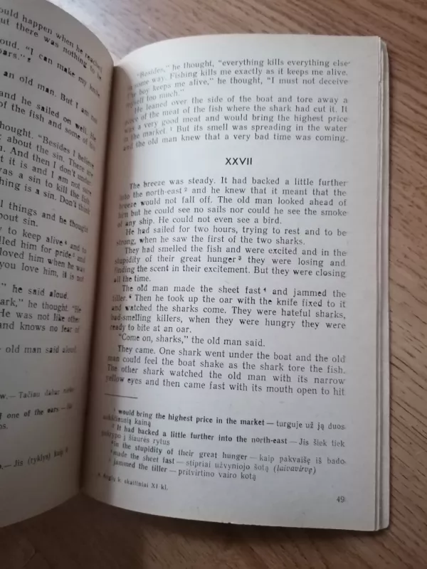 The Old Man and the Sea - Ernest Hemingway, knyga 4