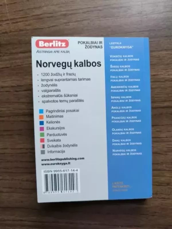Norvegų kalbos pokalbiai ir žodynėlis - Autorių Kolektyvas, knyga 5